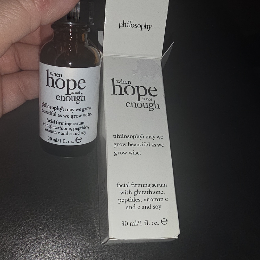 2 X 1. Philosophy When Hope is Not Enough Serum